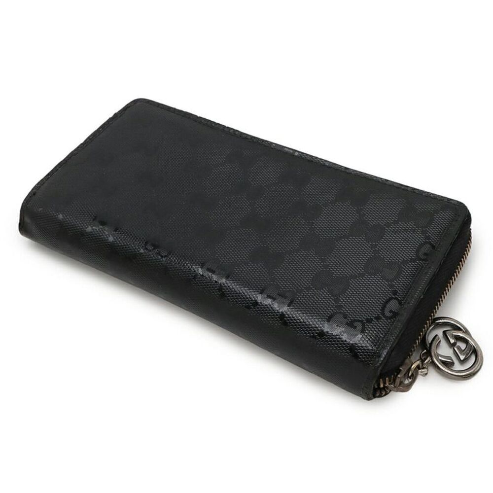 Gucci GG Imprime PVC Zip Wallet Black - Picture 2 of 9
